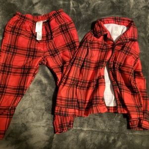 Carters flannel 2T pajamas set
